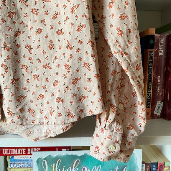 Madewell | Shrunken Ex-Boyfriend Shirt In Baby’s Breath - Picture 7 of 13